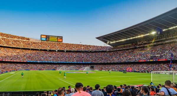Camp Nou, Barcelona, Spain.