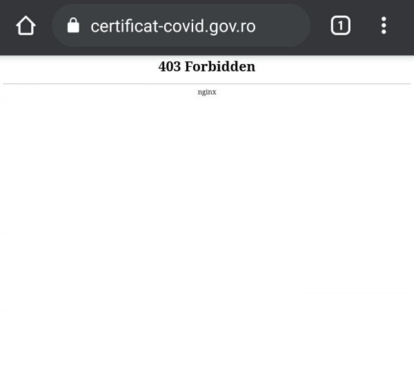 Certificat Covid.gov.ro