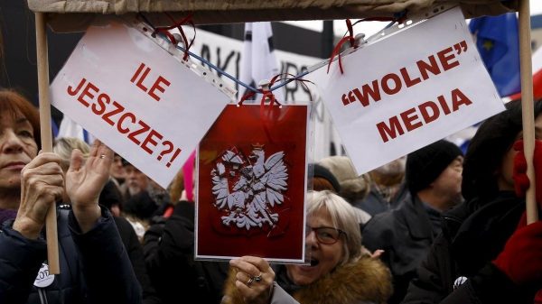 Protest Media Warszawa