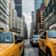 taxi, road, traffic