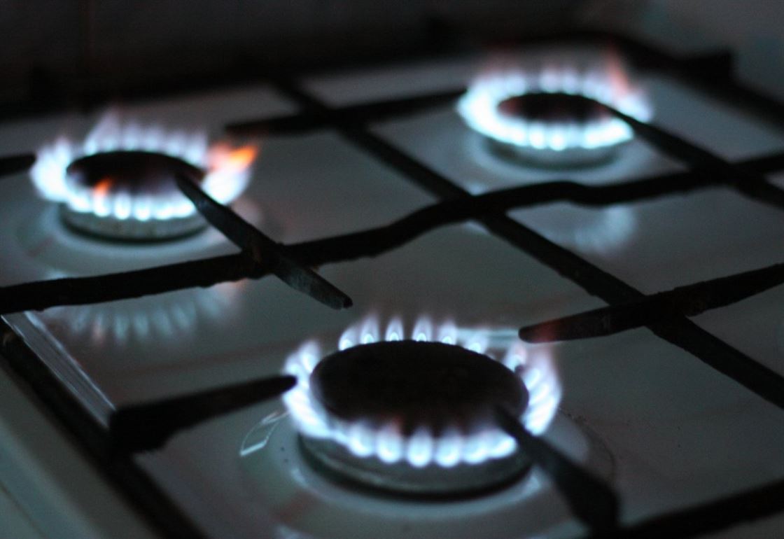 Old gas hob