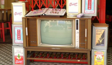 television, vintage, antique