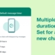 Whatsapp Disappearing Messages Header