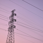 black steel electric post