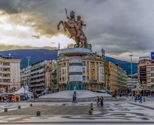 skopje, north macedonia, city
