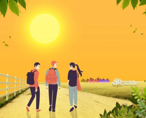 wallpaper, cartoon, landscape