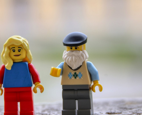 woman, grandpa, seniors