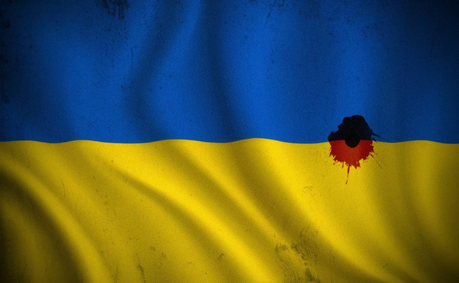 flag, ukraine, russia