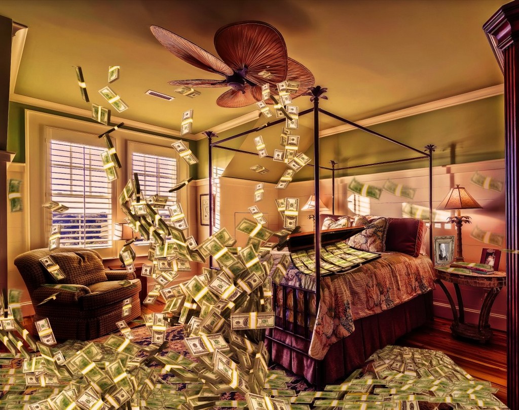 room, money, dollar