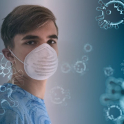 coronavirus, young, man