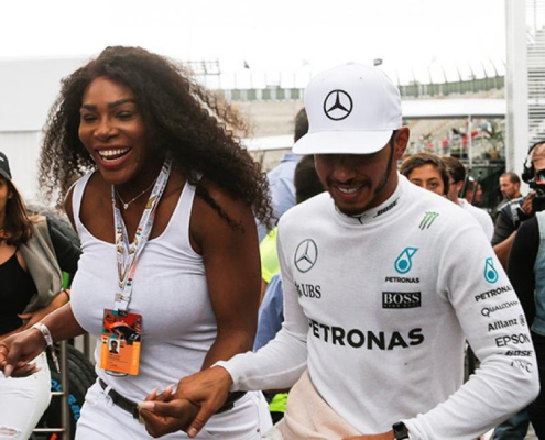 lewis-hamilton-makes-funny-question-to-serena-williams Lewis Hamilton Makes Funny Question To Serena Williams