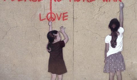 peace, graffiti, street art