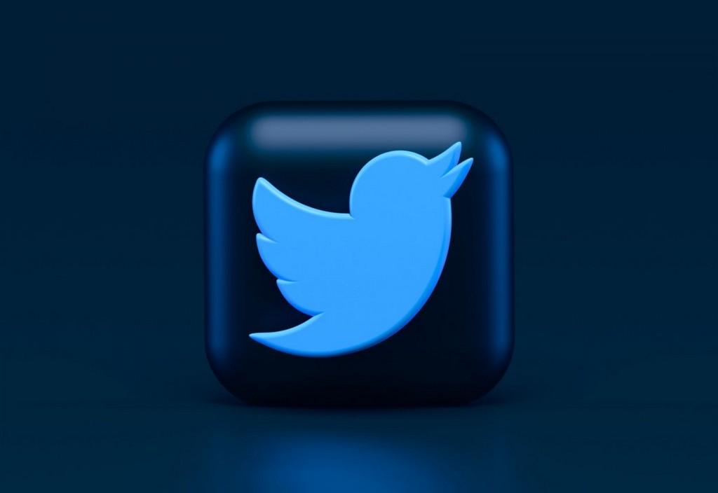 Twitter 3d Icon Concept. Dark Mode Style 🖤