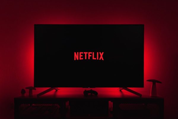 Watching Netflix on a TV at home