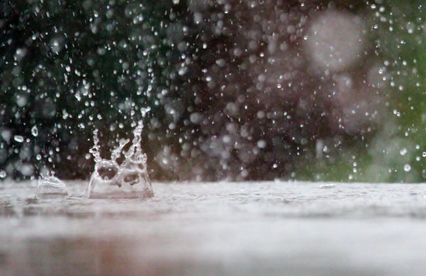 waterdrop, rain, table