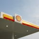 Shell pecten logo on refueling station Shell Pecten Logo On Refueling Station