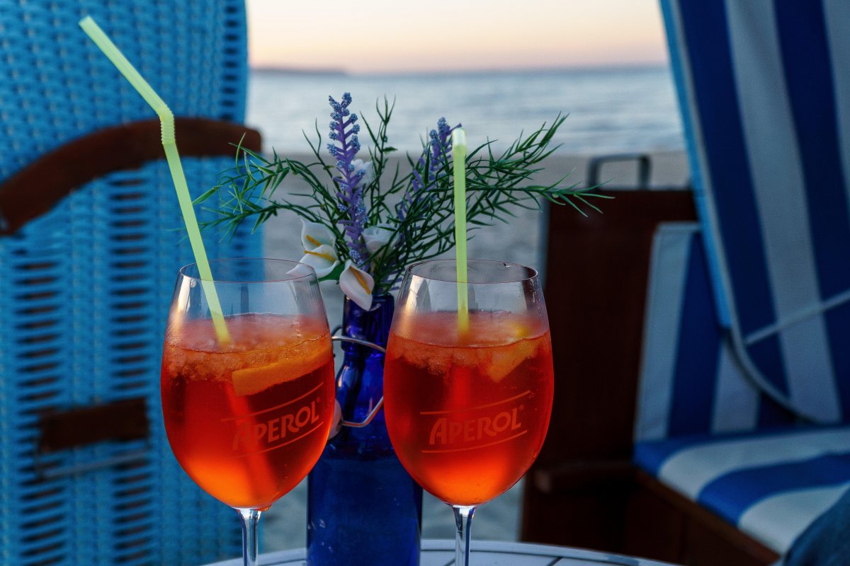 aperol, beach chair, beach