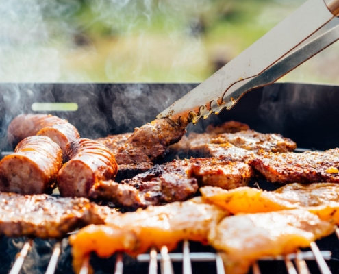 barbecue, meat, grill