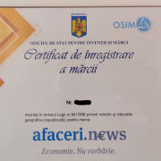 Certificat Marca Afaceri.news Crop 1