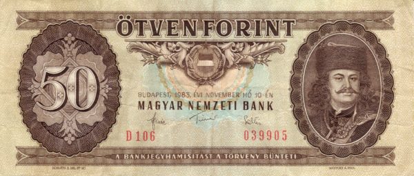 dollar bill, forint, hungary
