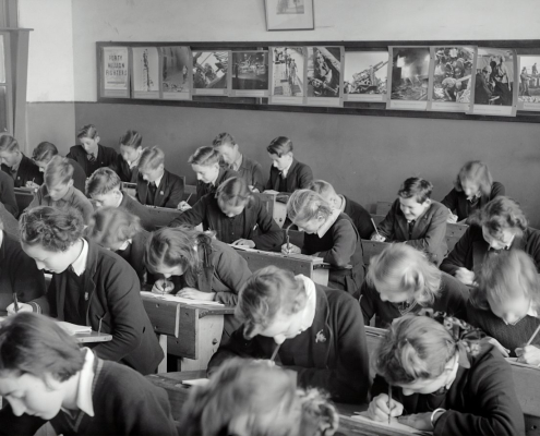 interior-of-a-classroom-students-bent-at-study-yallourn-1947-stockpack-unsplash.jpg Interior of a classroom, students bent at study, Yallourn, 1947.