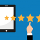 rating, star, five