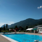 samoens, pool, summer