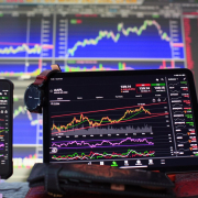 stock, market, chart
