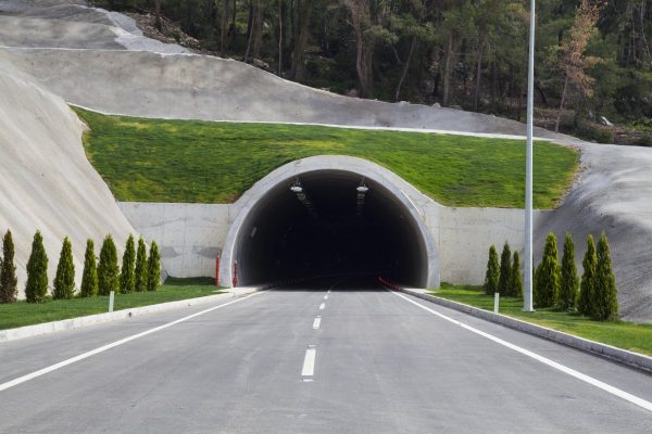 tunnel, green, path