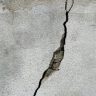 crack, wall, concrete