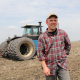 farmer, tractor, field