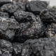 Black close up coal dark