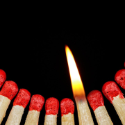 flame, matches, crisis