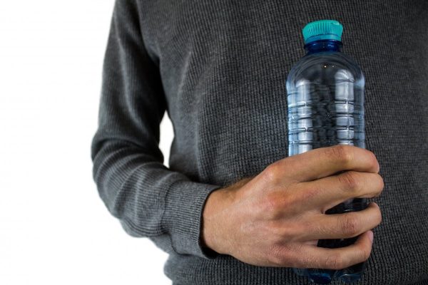 water bottle, plastic bottle, drinking bottle