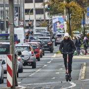 e-scooter, traffic, street