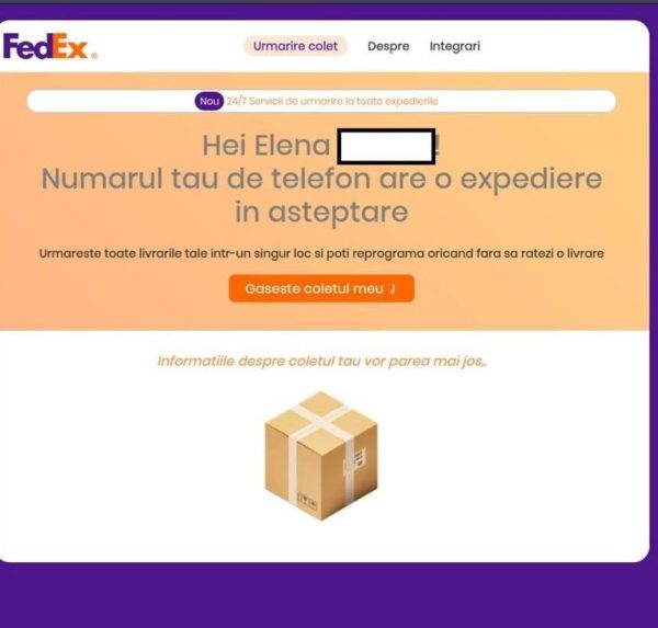 Fedex Frauda Online