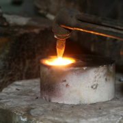 Aluminum artisan brass bright