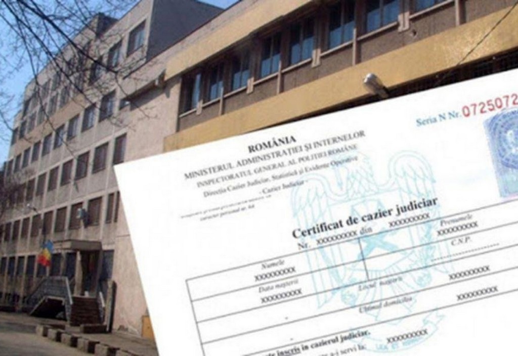 Cazier Judiciar Eliberare