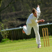 cricket, bowling, cricketer
