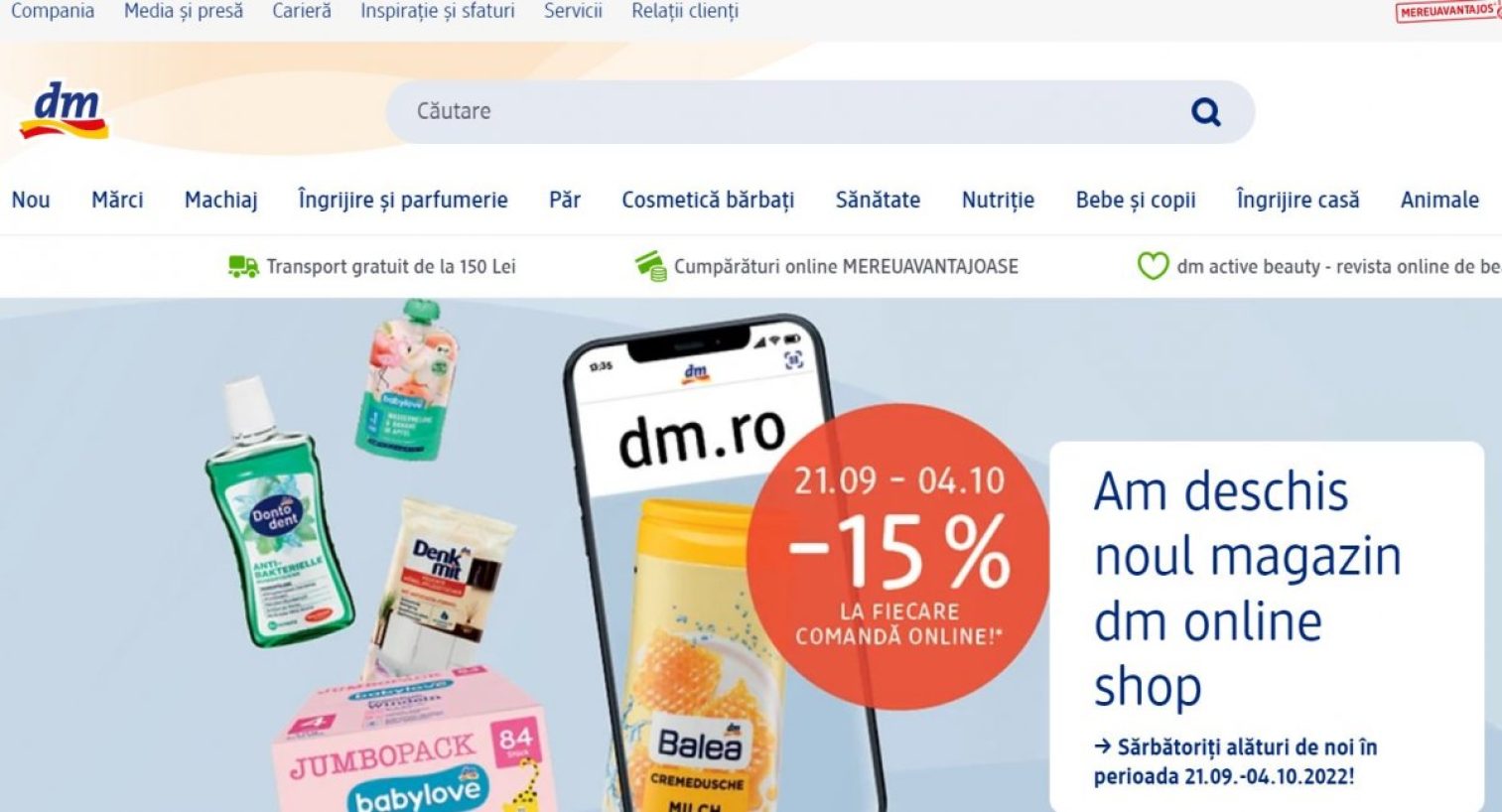 Dm Drogerie Markt Online Shop Comert Online Site Magazin Online Afaceri.news