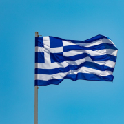 Greek flag.