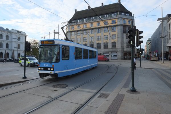 A tramway in oslo