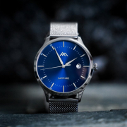 Photo of analog sapphire wrist watch