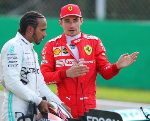 Lewis-Hamilton Charles Leclerc Lewis Hamilton Charles Leclerc