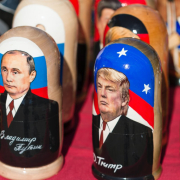 Came across these kitschy babushka made for the Trump visit to Russia.
