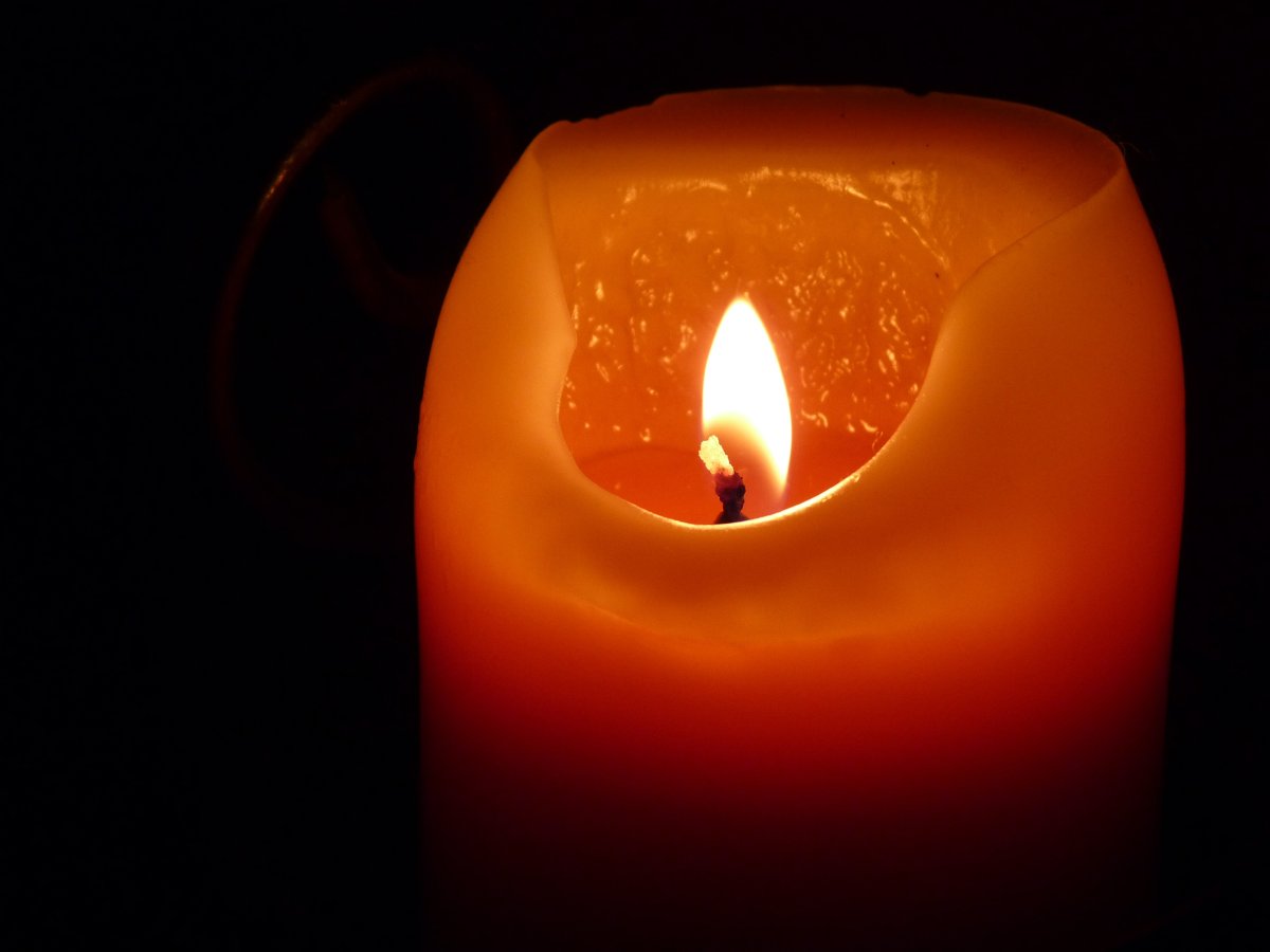 Orange candle