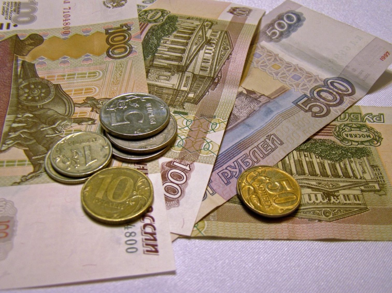 rubles, bills, money