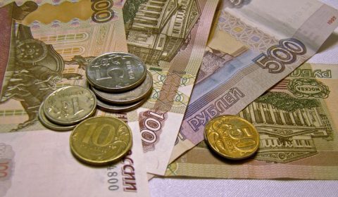 rubles, bills, money