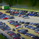miniature, parking spot, vehicles