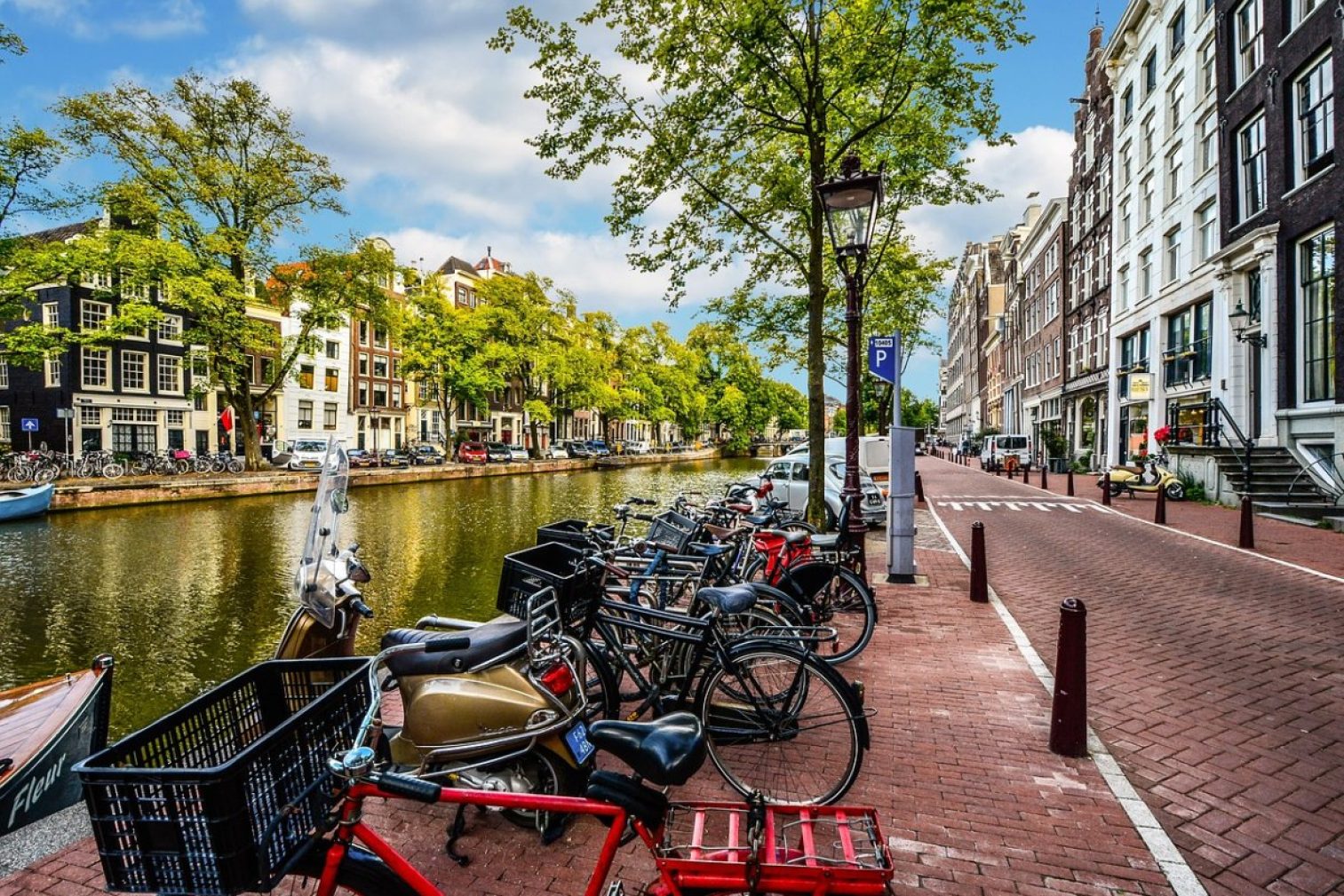 amsterdam, street, canal